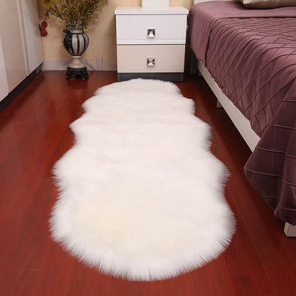 Alfombra de piel sintética Homsdream™. Esta hermosa y acogedora alfombra está hecha de materiales de alta calidad, por lo que es perfecta para la decoración de tu hogar.