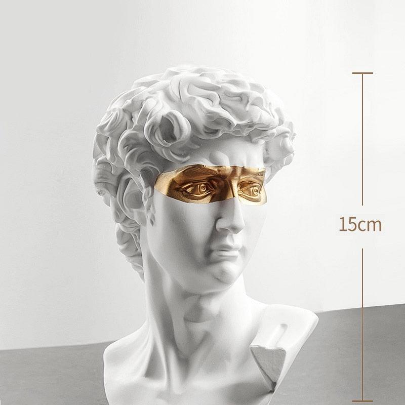 Resin Mold Statues Ornaments For Home Decoration Office Desk Accessories Bust Sculpture Statues Home Decor For Living Room David - Homsdream