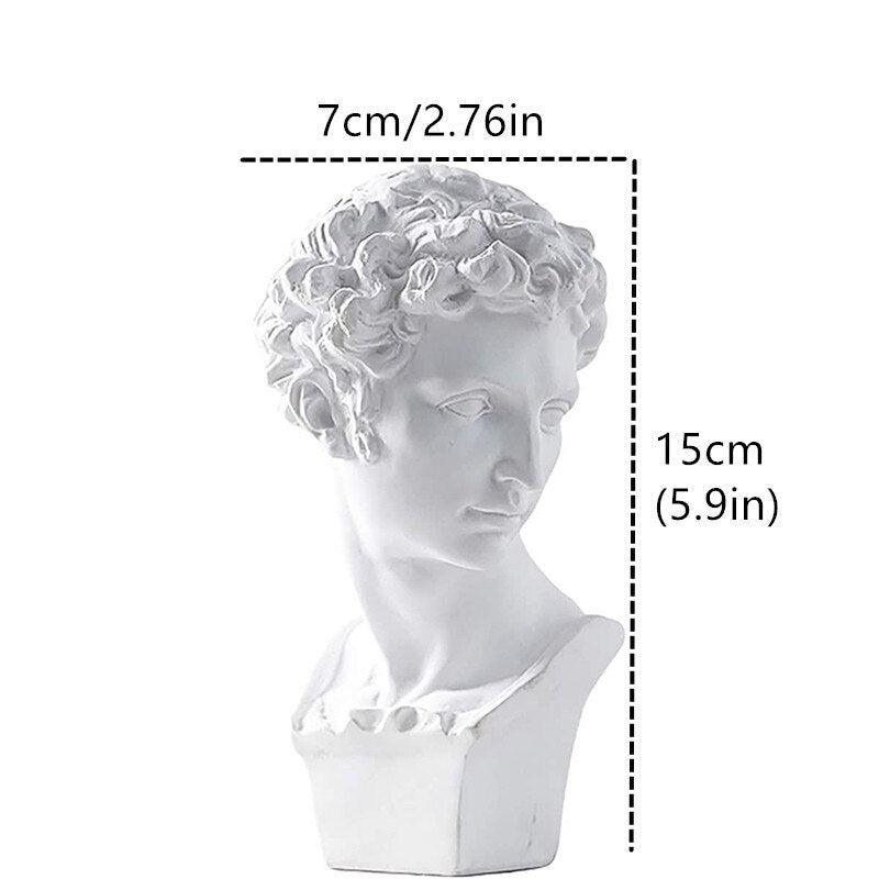 Resin Mold Statues Ornaments For Home Decoration Office Desk Accessories Bust Sculpture Statues Home Decor For Living Room David - Homsdream