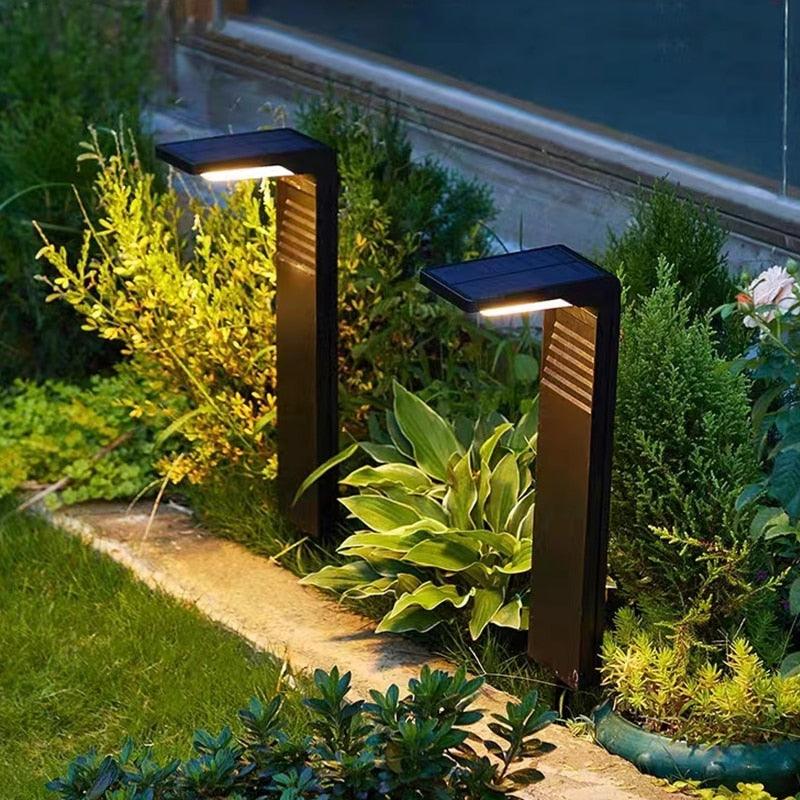 Solar Garden Lights Outdoor Waterproof LED Light Decoration Pathway Landscape Bollard Solar Lawn Lights for Yard Walkway - Homsdream