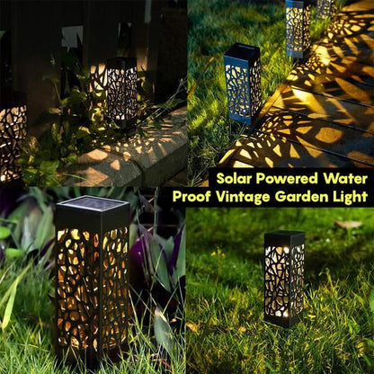 Solar Powered Waterproof Vintage Garden Light - Homsdream
